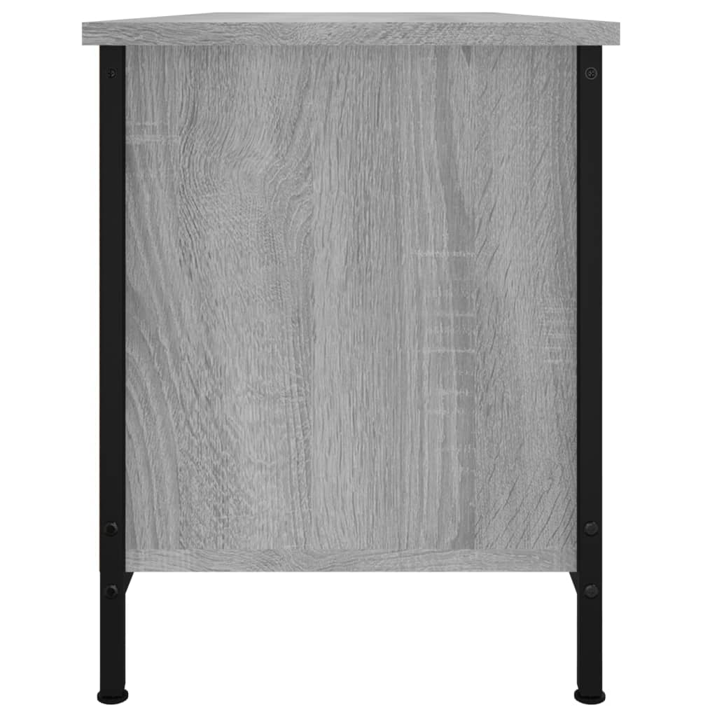 TV ormarić s vratima boja hrasta 102x35x45 cm konstruirano drvo