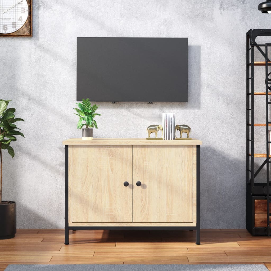 TV ormarić s vratima Sonoma hrast 60x35x45 cm Konstruirano drvo