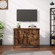 TV ormarić s vratima boja hrasta 60x35x45 cm konstruirano drvo