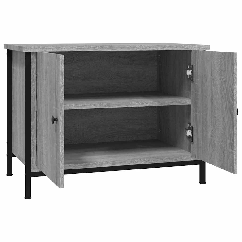 TV ormarić s vratima boja hrasta 60x35x45 cm konstruirano drvo
