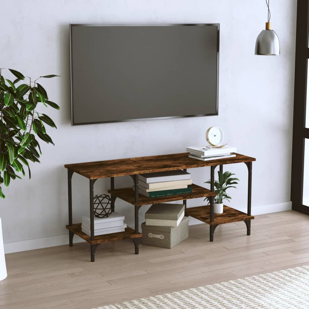 TV ormarić boja hrasta 102 x 35 x 45,5 cm od konstruiranog drva