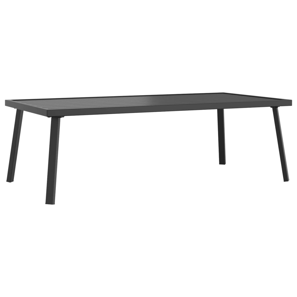 Vrtni stolić za kavu antracit 110 x 55 x 35 cm čelični