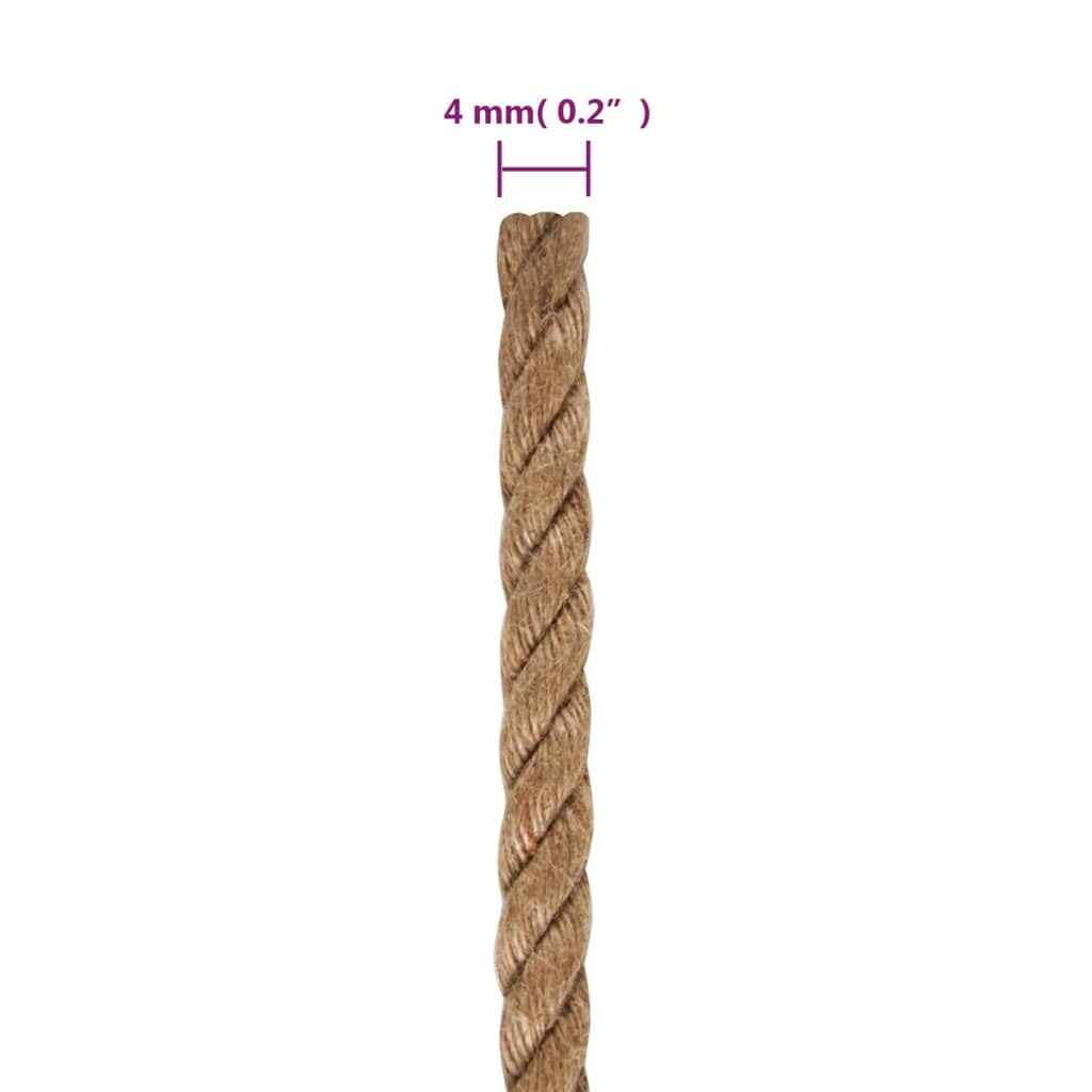 Uže od jute dužina 50 m debljina 4 mm