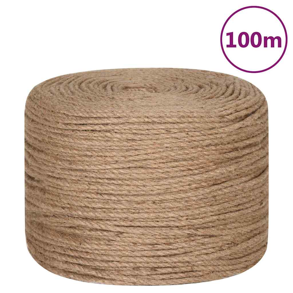 Uže od jute dužina 100 m debljina 4 mm