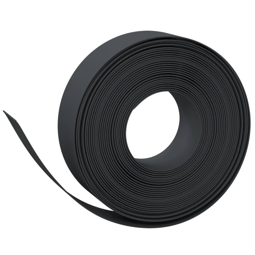 Vrtna ivica crna 10 m 15 cm od polietilena