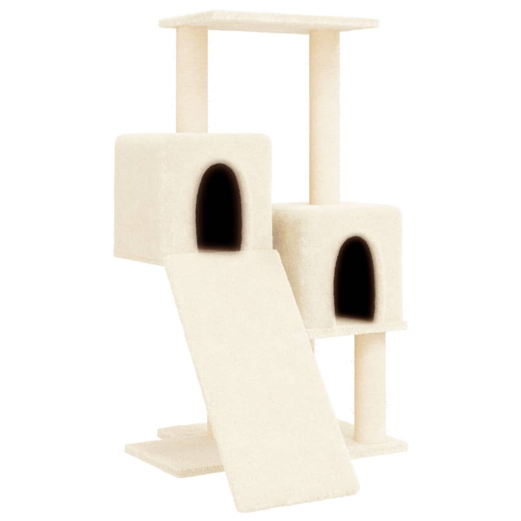 Penjalica za mačke sa stupovima za grebanje krem 82 cm