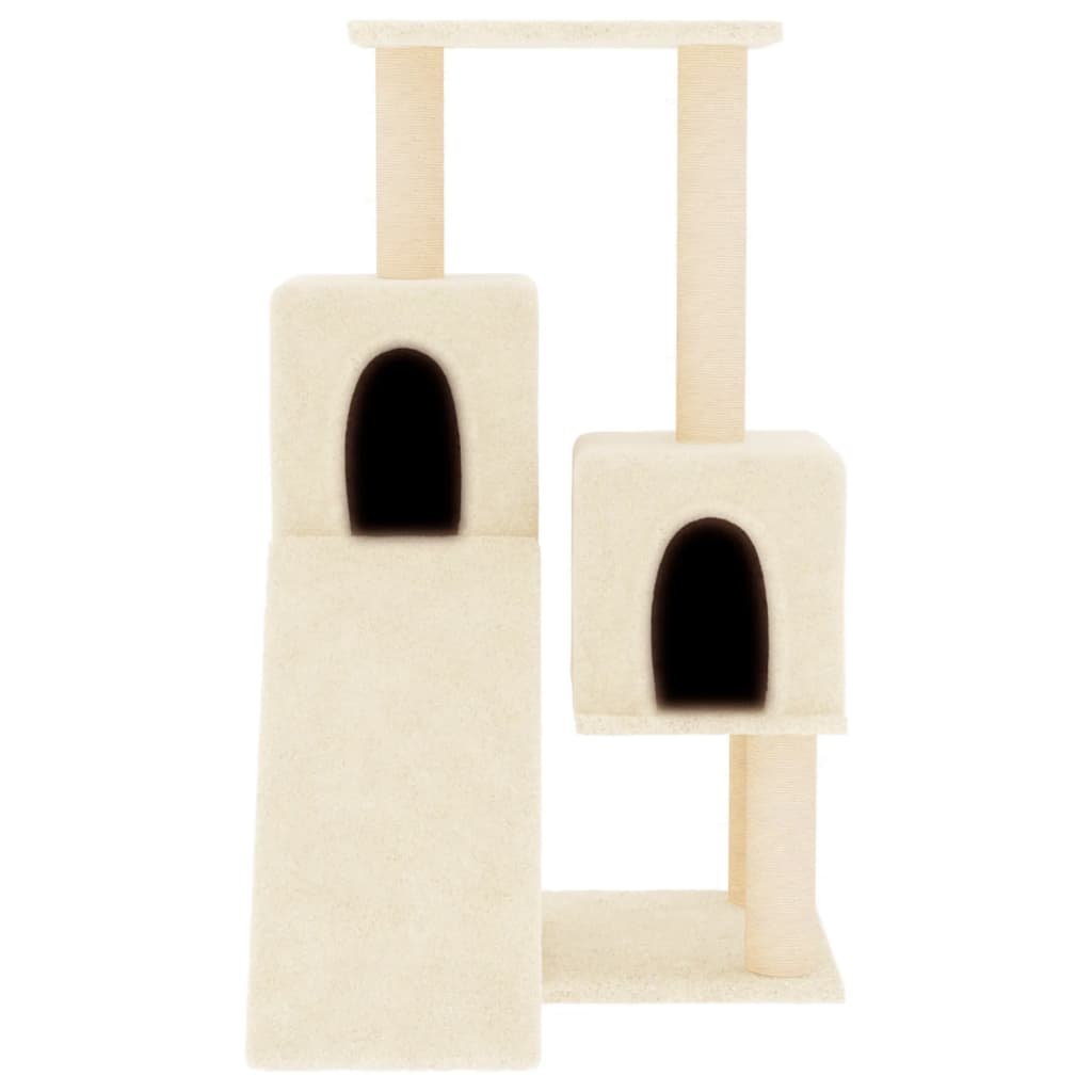 Penjalica za mačke sa stupovima za grebanje krem 82 cm