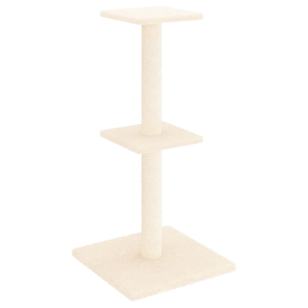 Penjalica za mačke sa stupovima za grebanje krem 73 cm