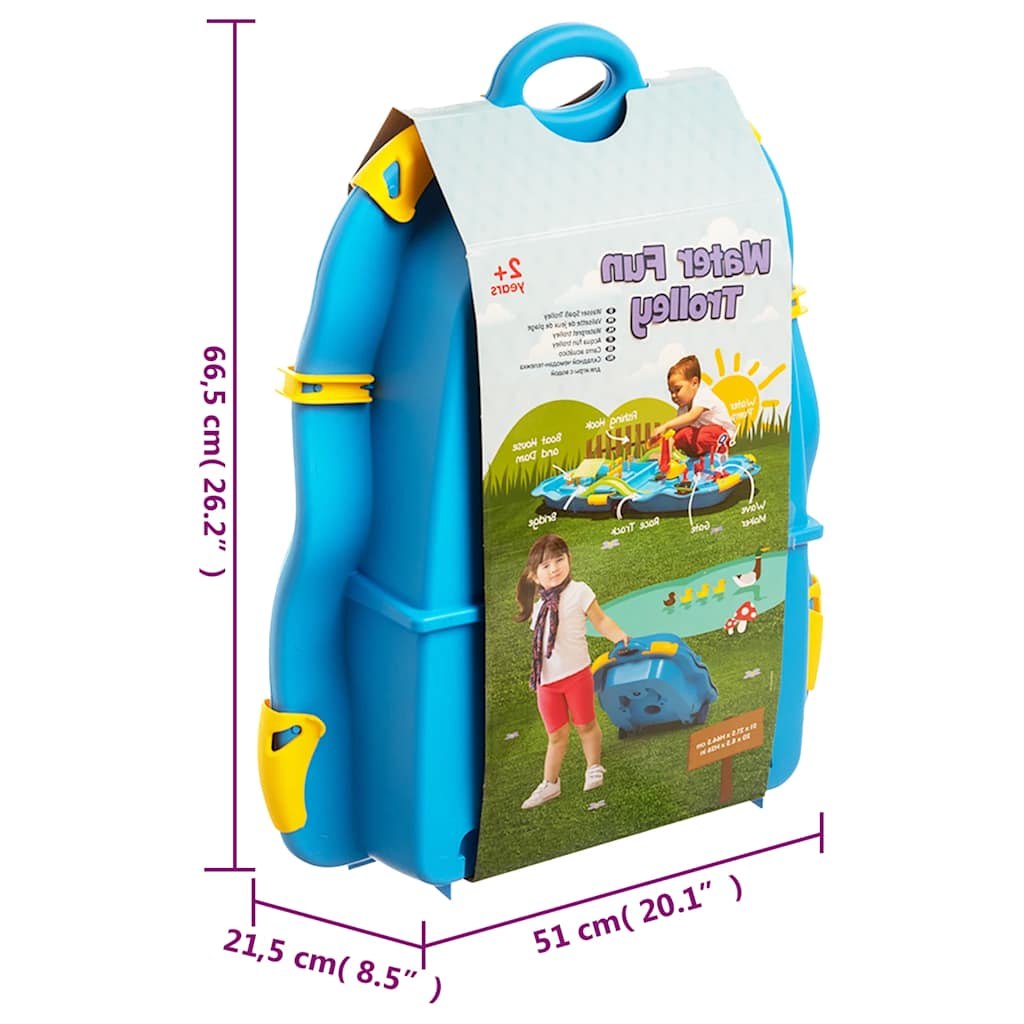 Kolica za vodenu zabavu 51 x 21,5 x 66,5 cm od polipropilena