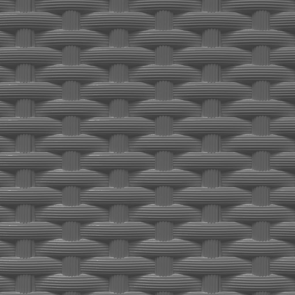 Sadilice 2 kom crne 30 x 30 x 37 cm od polipropilena