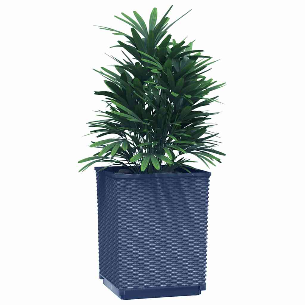Sadilice 4 kom plava siva 30 x 30 x 37 cm od polipropilena