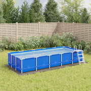 Platno za tlo ispod bazena svjetlosivo 550x280 cm poliesterska