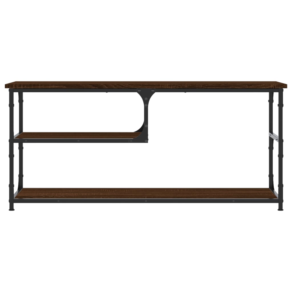 TV ormarić boja hrasta 103x38x46,5 cm konstruirano drvo i čelik