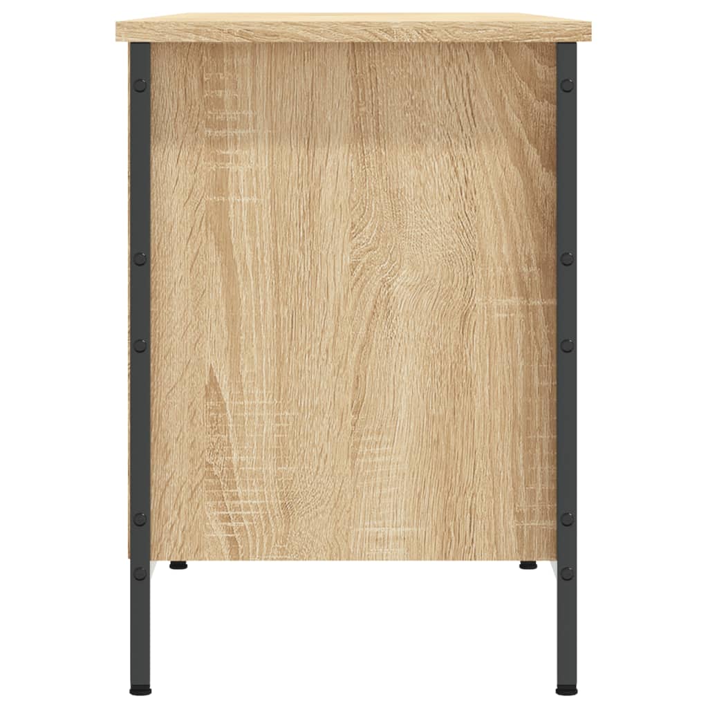 Ormarić za cipele boja hrasta 131x35x50 cm konstruirano drvo