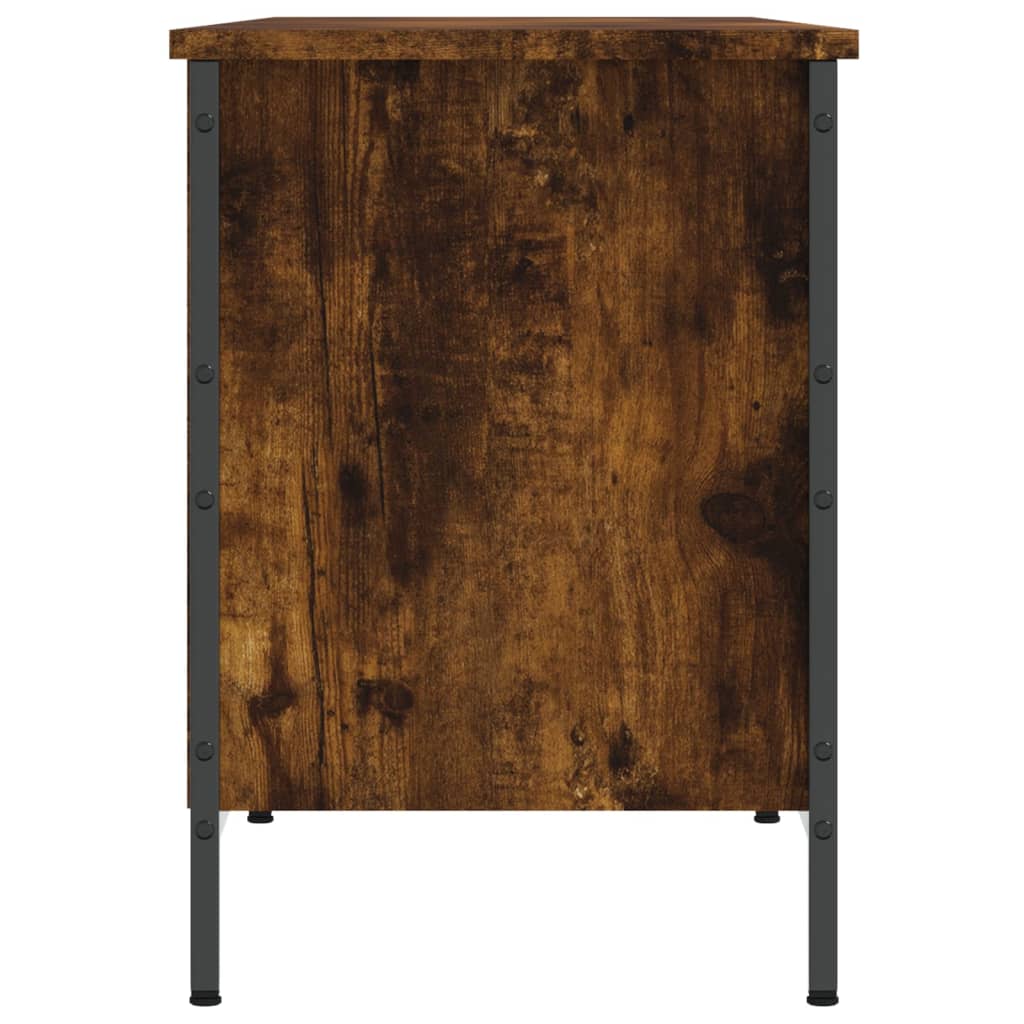 Ormarić za cipele boja hrasta 131x35x50 cm konstruirano drvo