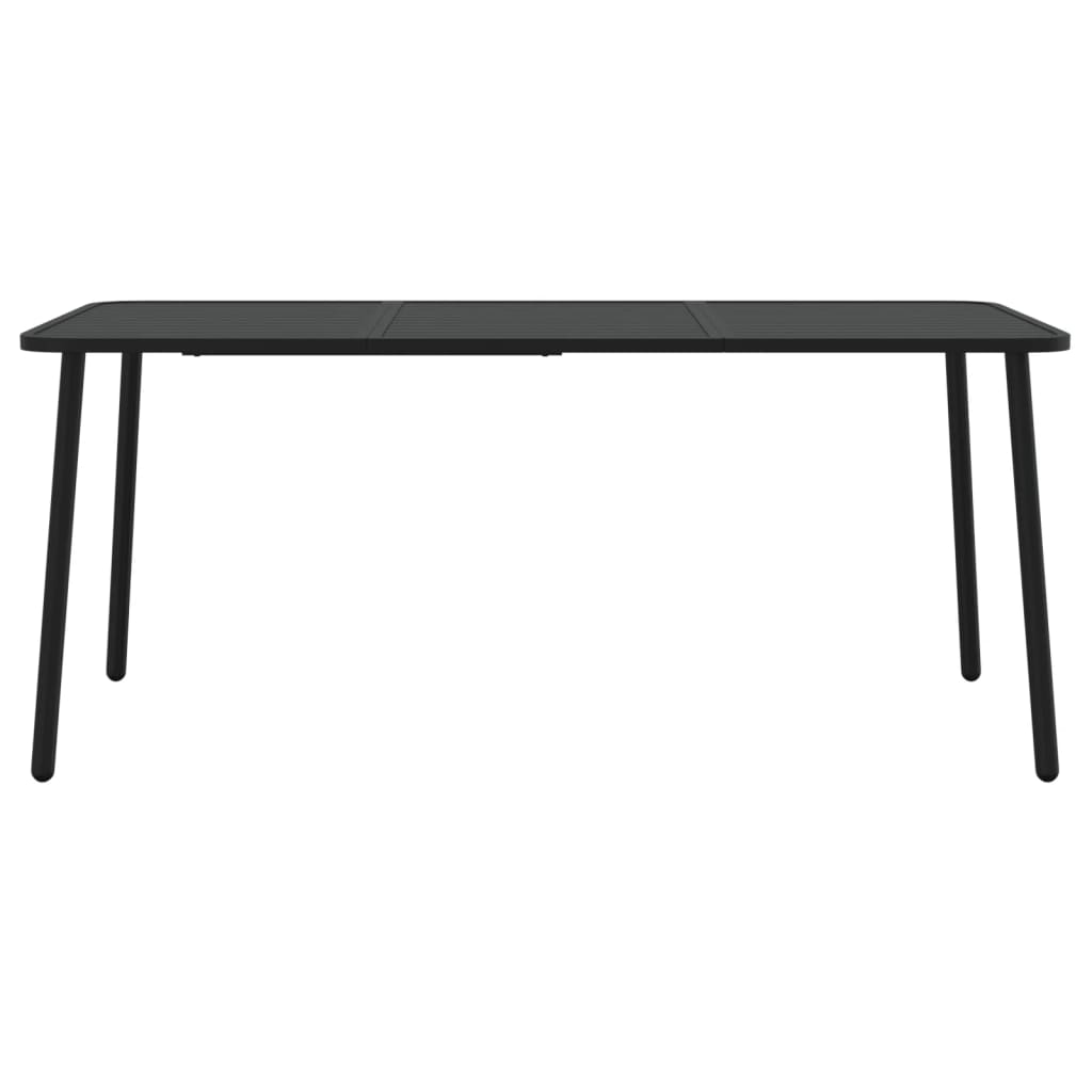 Vrtni stol antracit 165x80x71 cm čelični