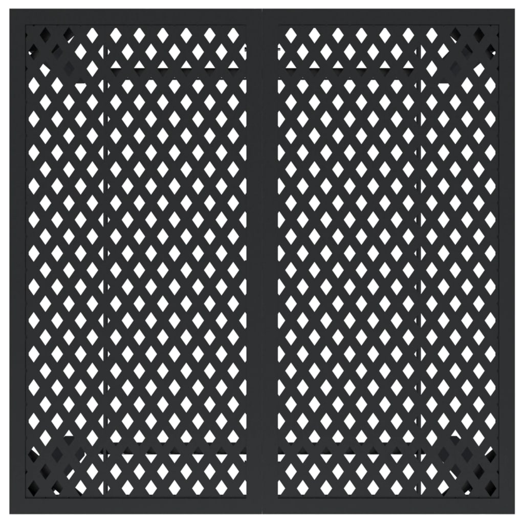 Vrtni stol antracit 80 x 80 x 72 cm čelični