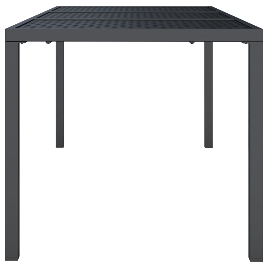 Vrtni stol antracit 165x80x72 cm čelični