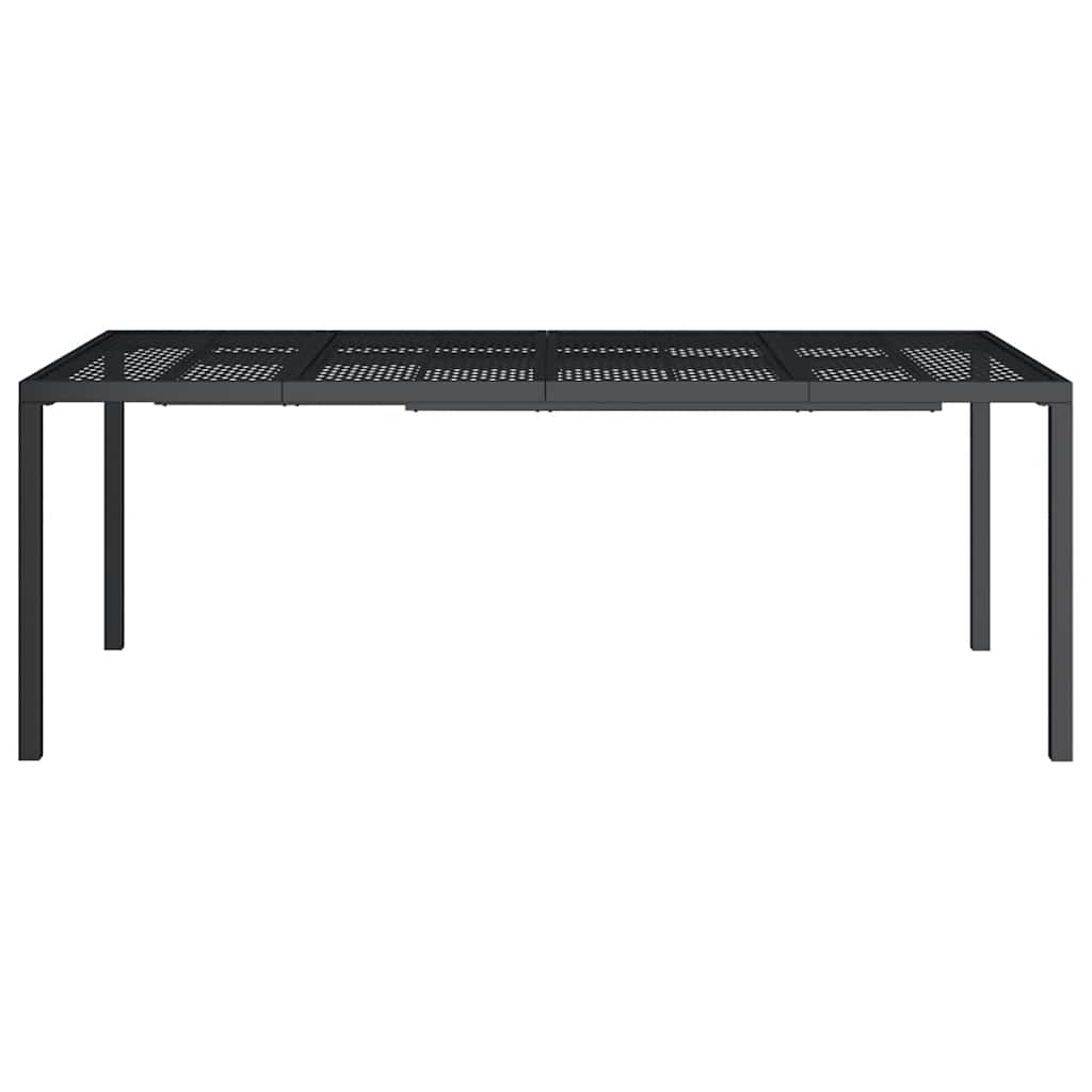 Vrtni stol antracit 200x100x72 cm čelični