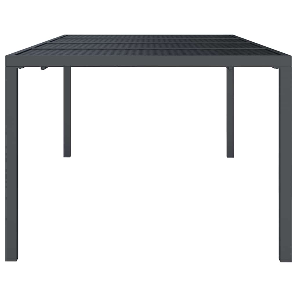 Vrtni stol antracit 200x100x72 cm čelični