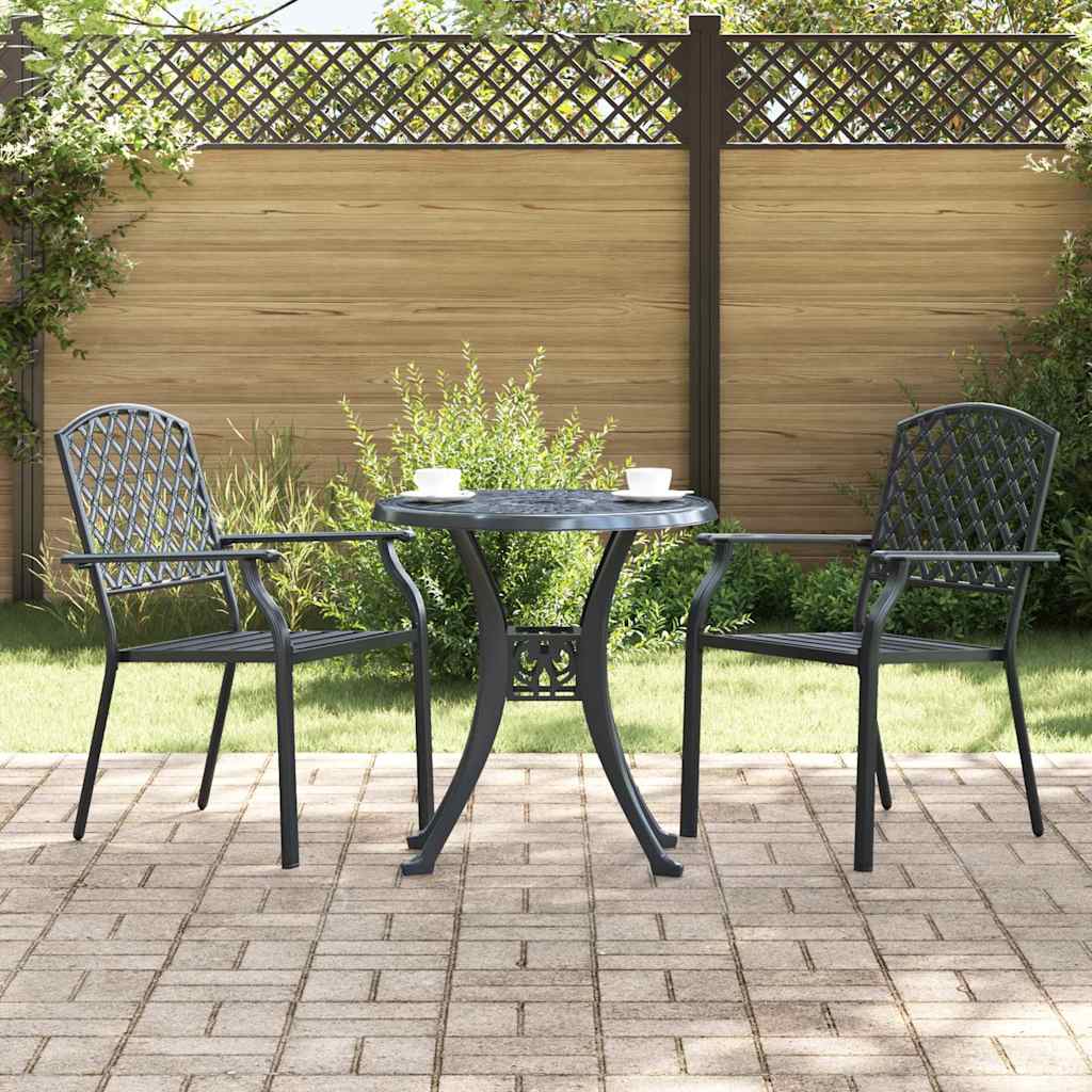 Vrtna stolica 2 pcs Antracit 56 x 65 x 89 cm Čelik