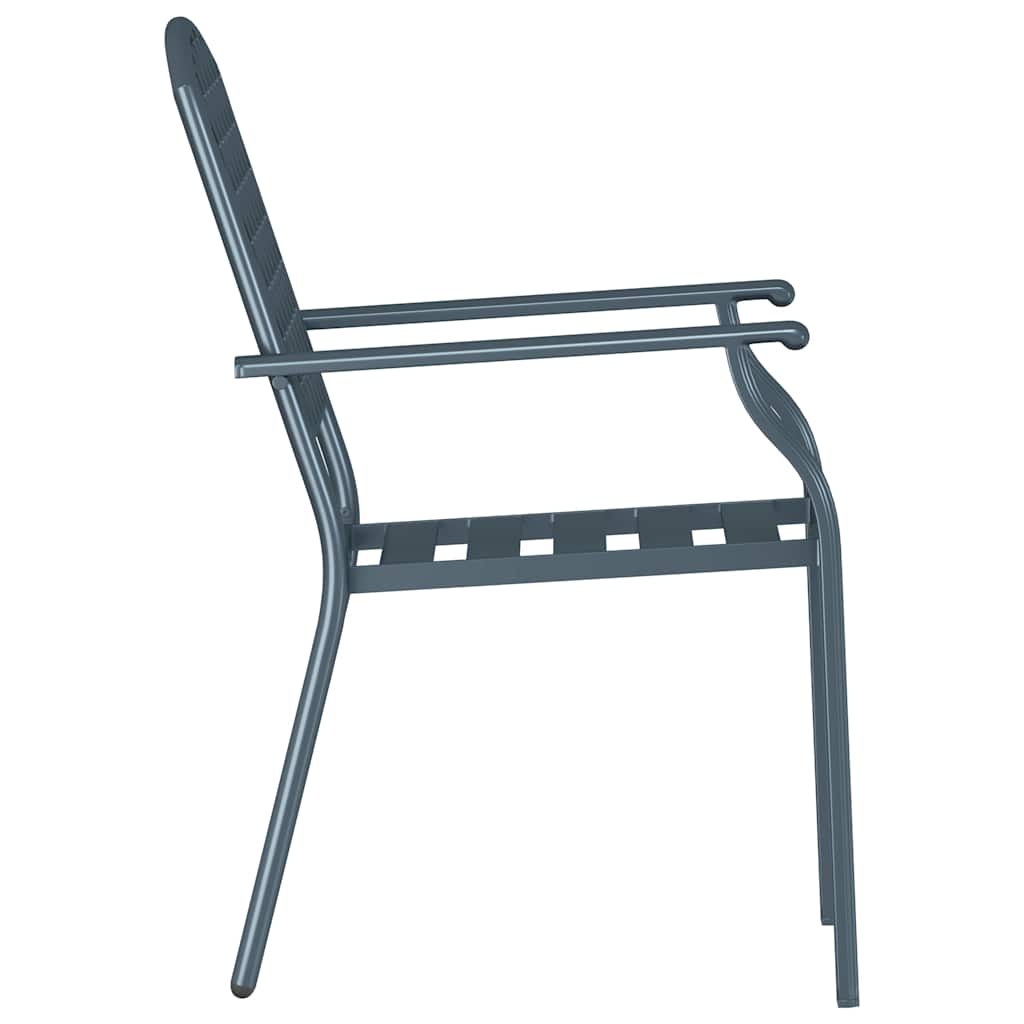 Vrtna stolica 4 pcs Antracit 56 x 65 x 89 cm Čelik