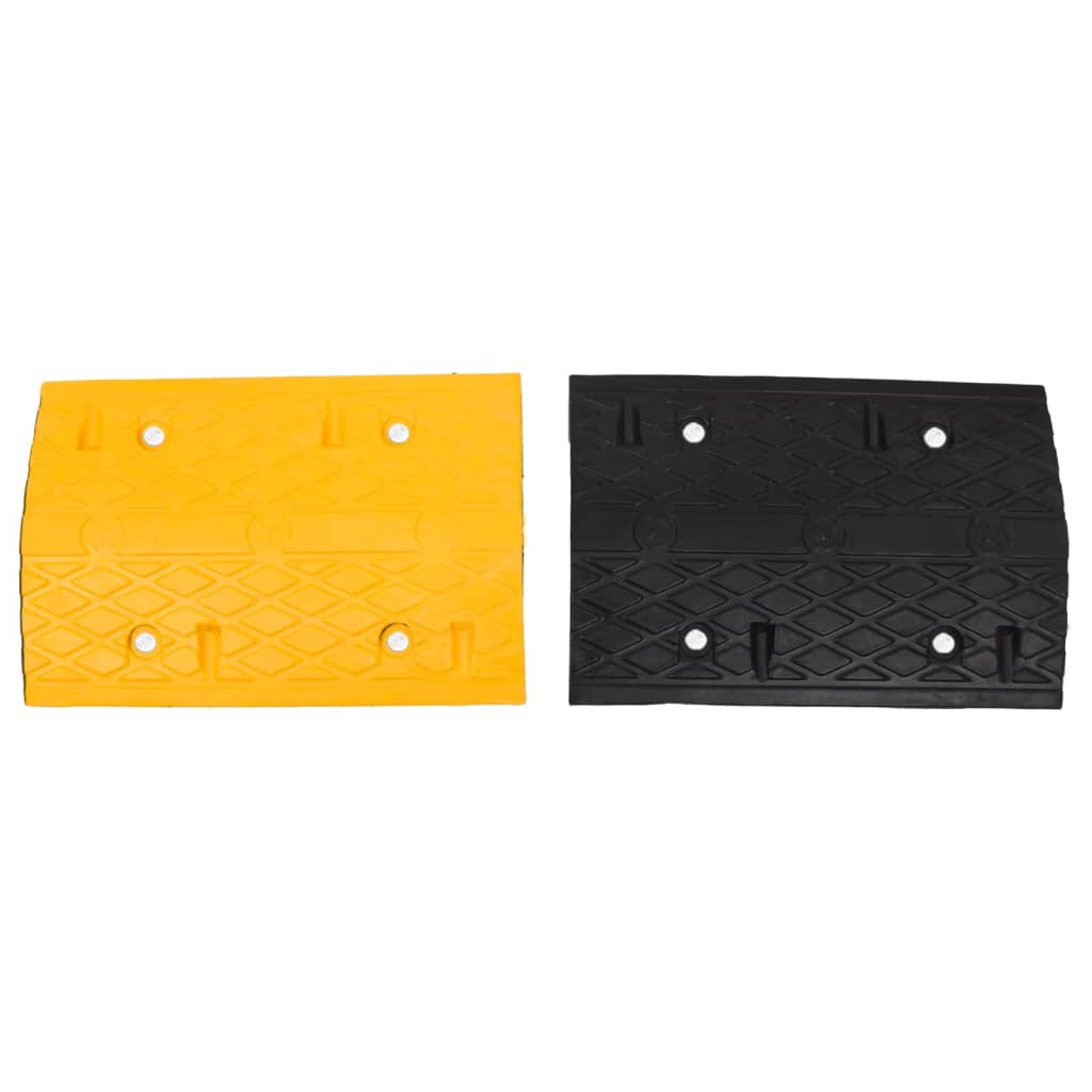 Uspornik 2 kom žuto-crni 97 x 32,5 x 4 cm gumeni