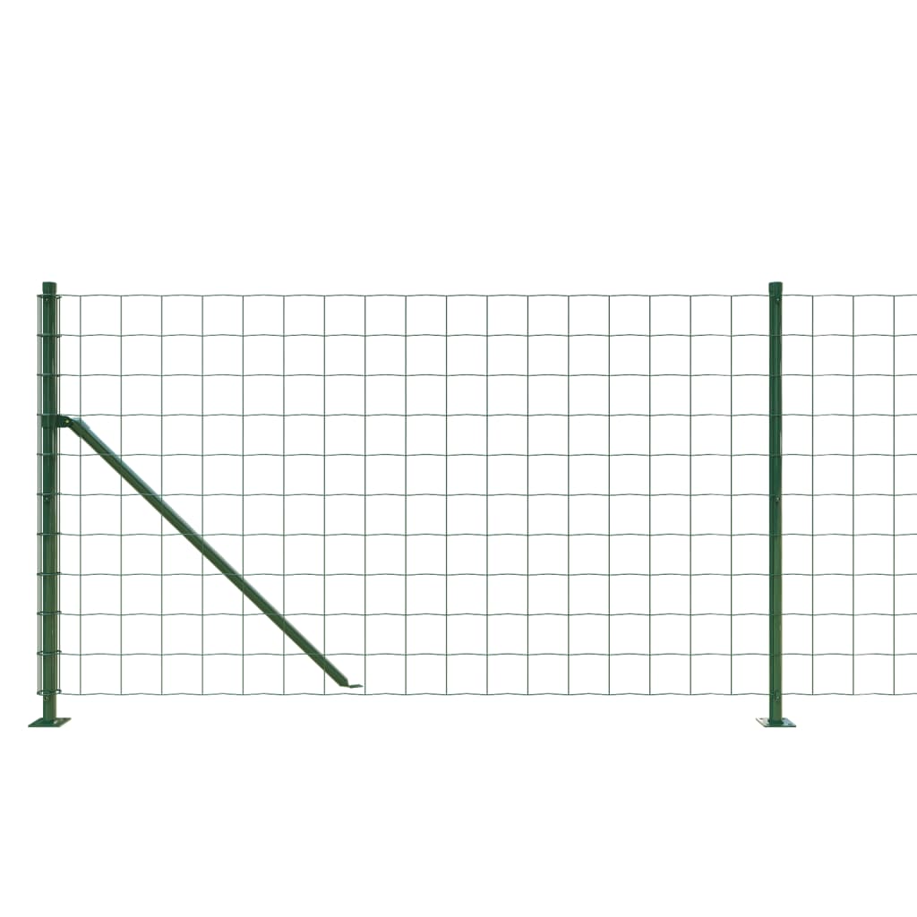 Ograda od žičane mreže s prirubnicom zelena 1 x 25 m