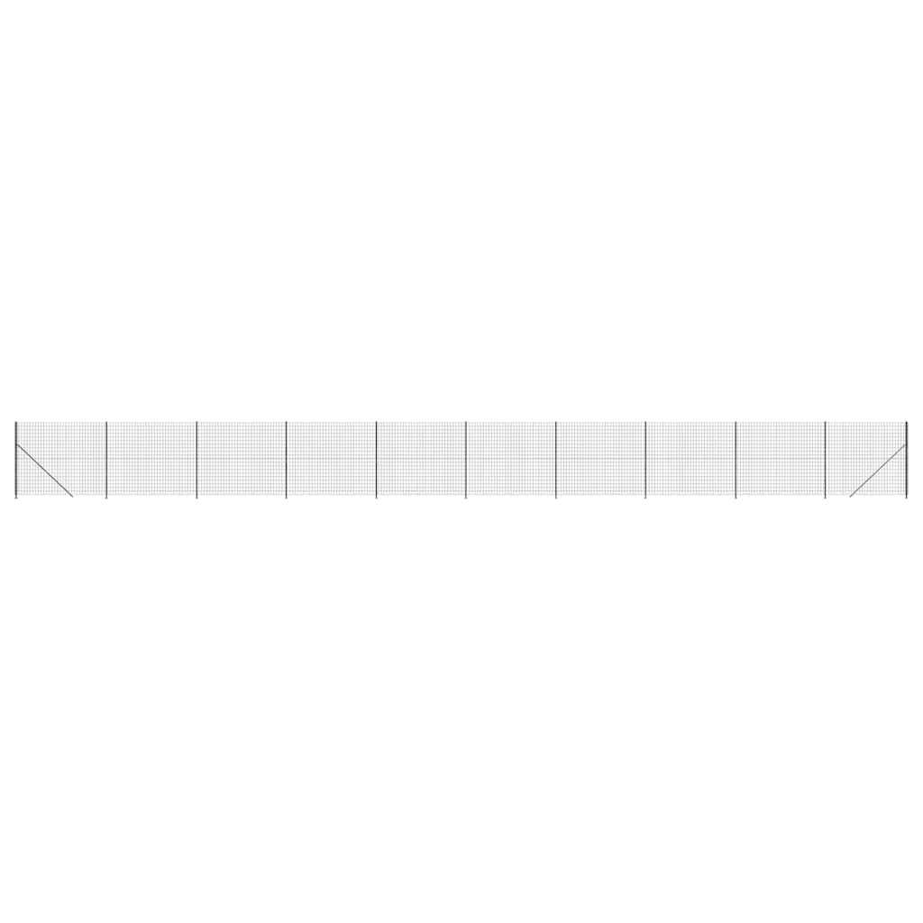 Ograda od žičane mreže s prirubnicom antracit 1,8 x 25 m
