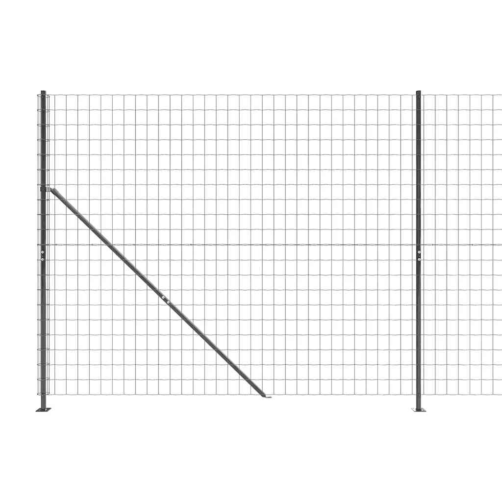 Ograda od žičane mreže s prirubnicom antracit 2,2 x 25 m