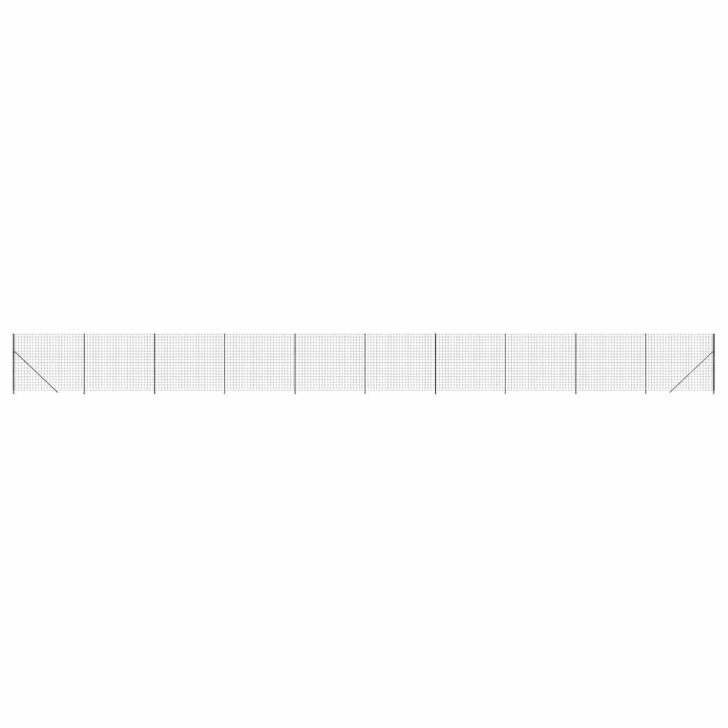 Ograda od žičane mreže s prirubnicom antracit 1,6 x 25 m