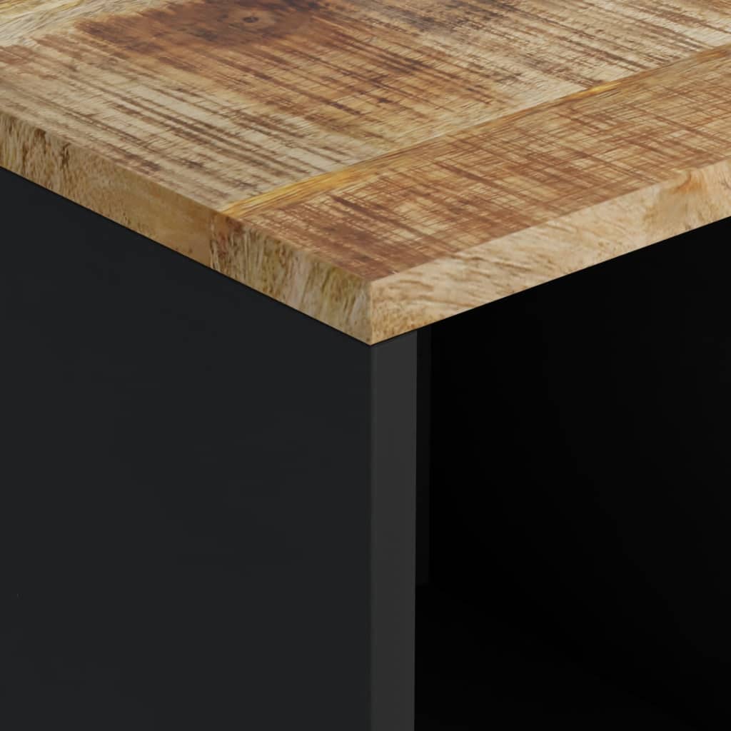 Komoda s 2 vrata 80 x 33 x 75 cm od masivnog drva manga