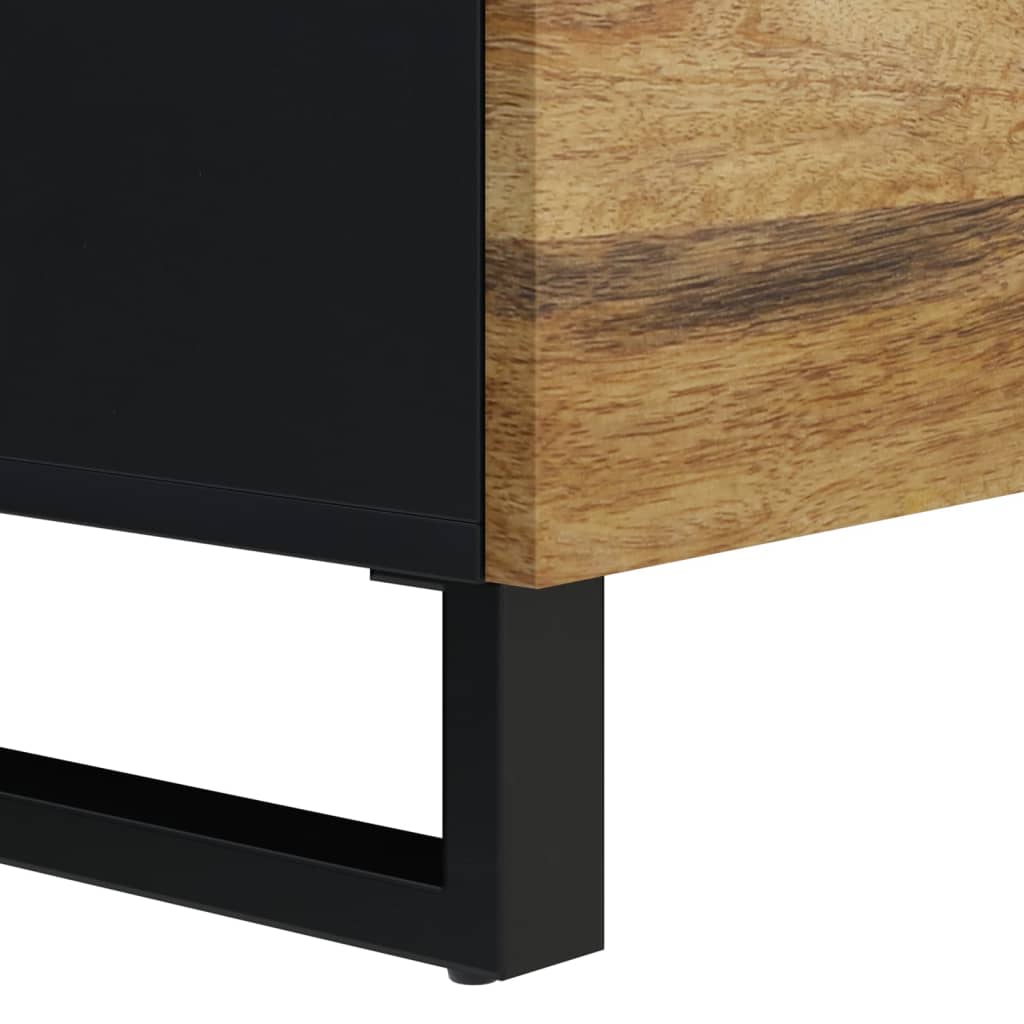 Komoda s 2 vrata 80 x 33 x 75 cm od masivnog drva manga