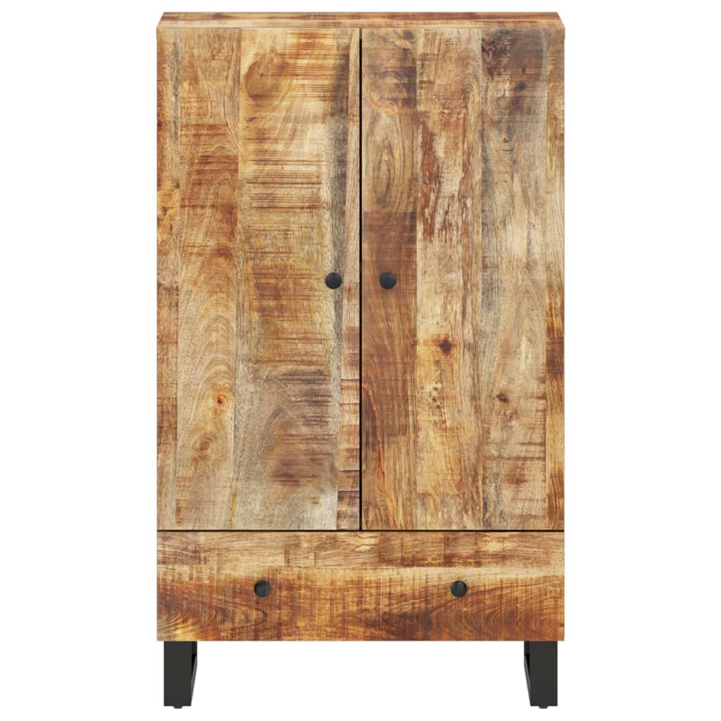 Visoka komoda s ladicom 60x33x100 cm od drva manga i željeza