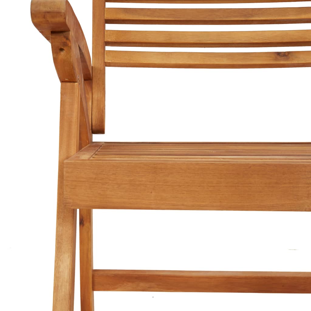 Vrtne stolice 4 kom 58 x 58 x 87 cm od masivnog bagremovog drva