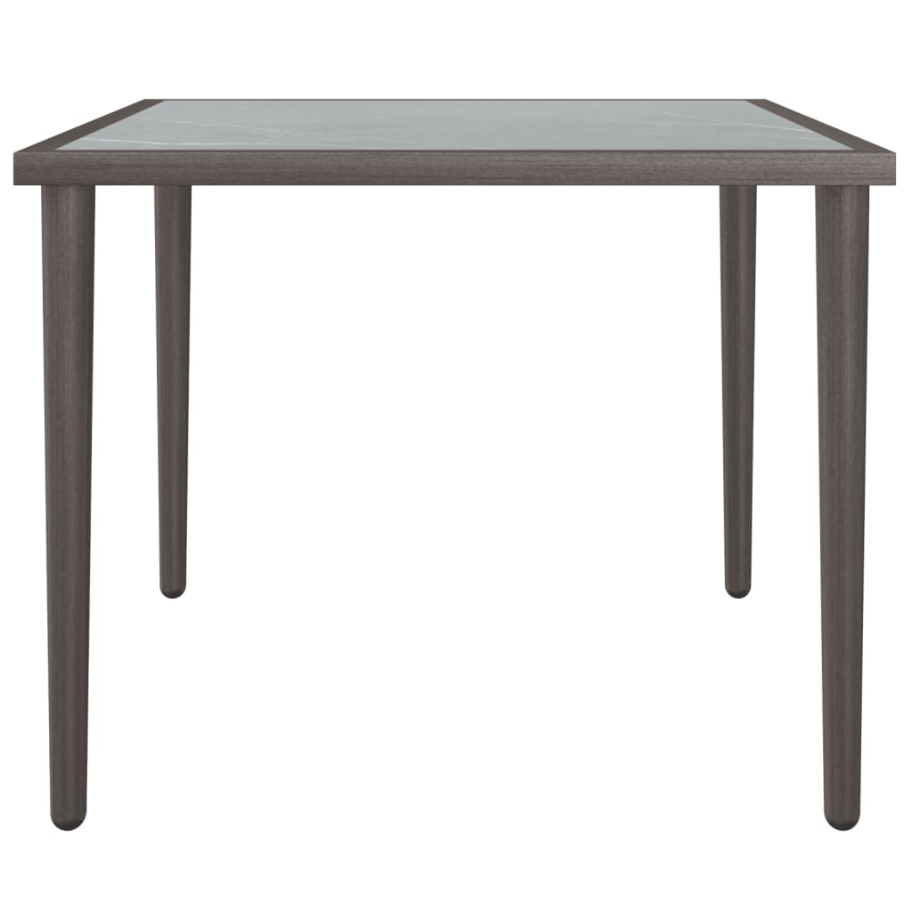 Vrtni stol sivi 48 x 48 x 37 cm čelični