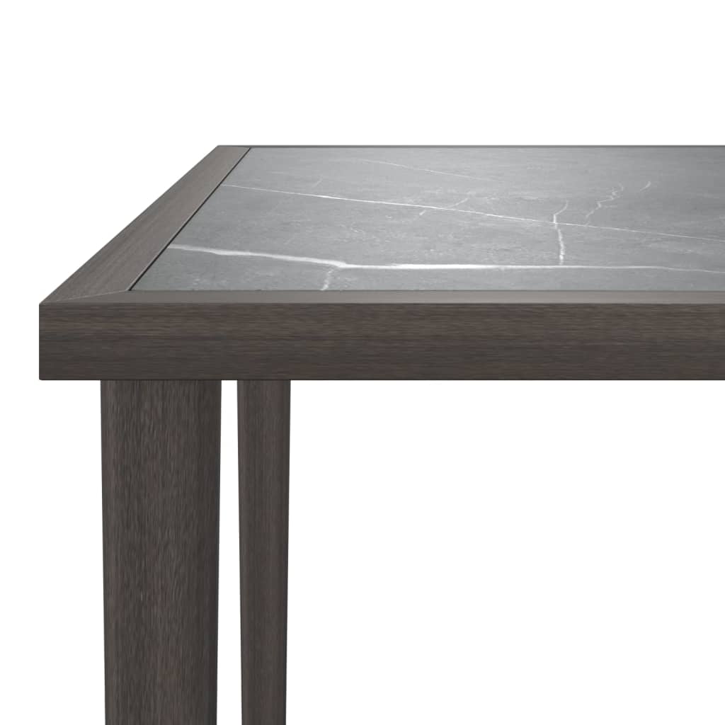 Vrtni stol sivi 48 x 48 x 37 cm čelični
