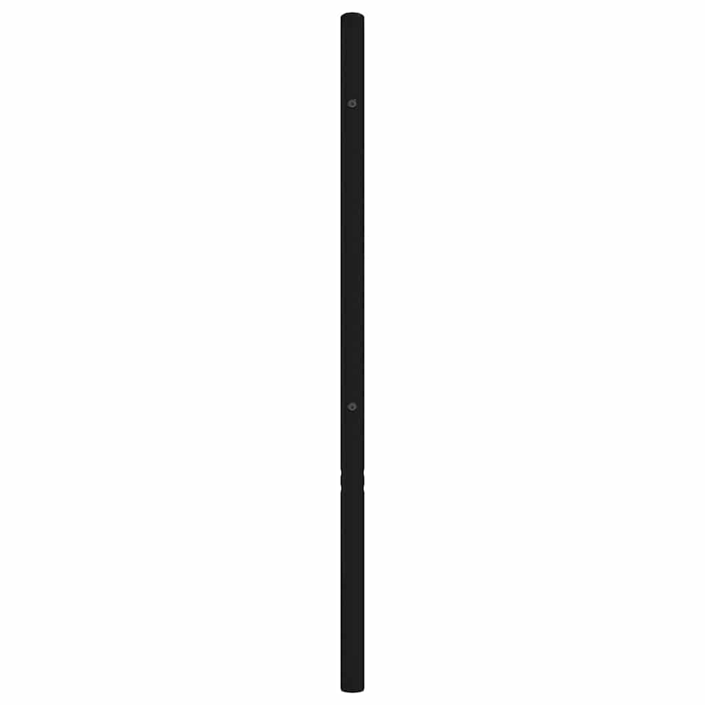 Metalno zamjensko uzglavlje crno 90 cm