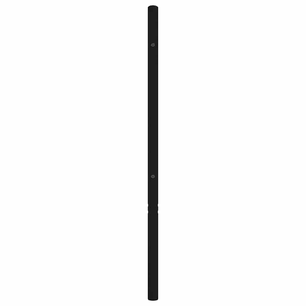 Metalno zamjensko uzglavlje crno 100 cm