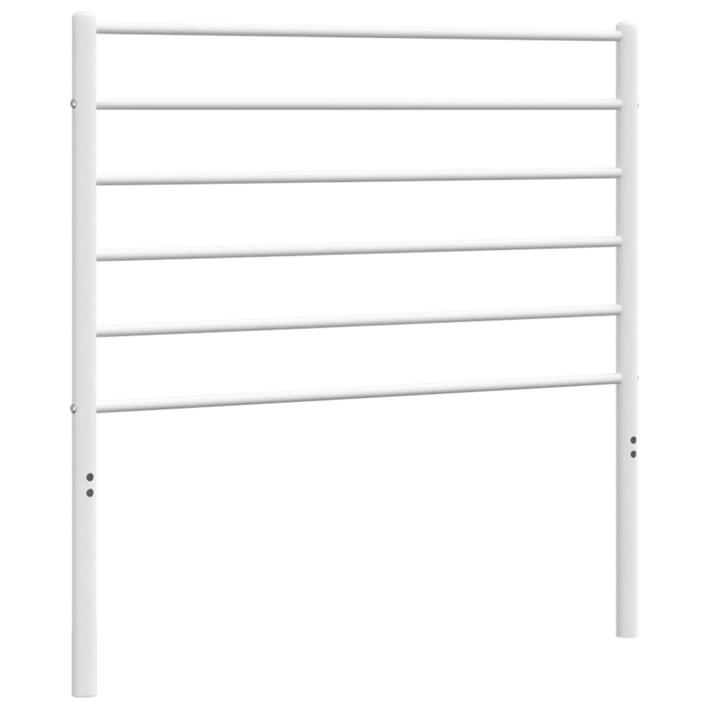 Metalno zamjensko uzglavlje bijelo 80 cm