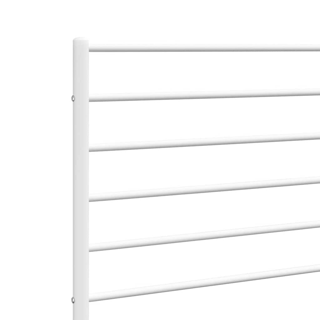 Metalno zamjensko uzglavlje bijelo 150 cm