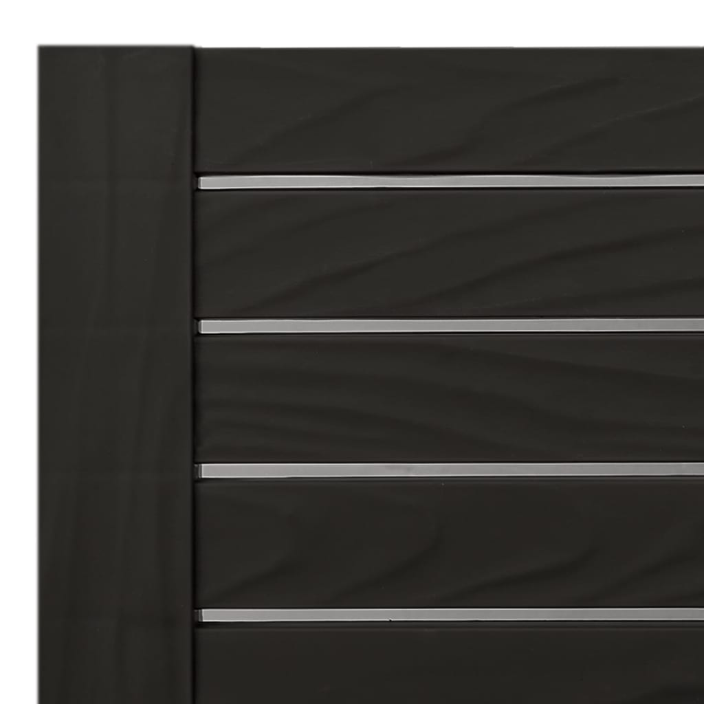 Ležaljka za sunčanje crna 155 x 58 x 83 cm od polipropilena