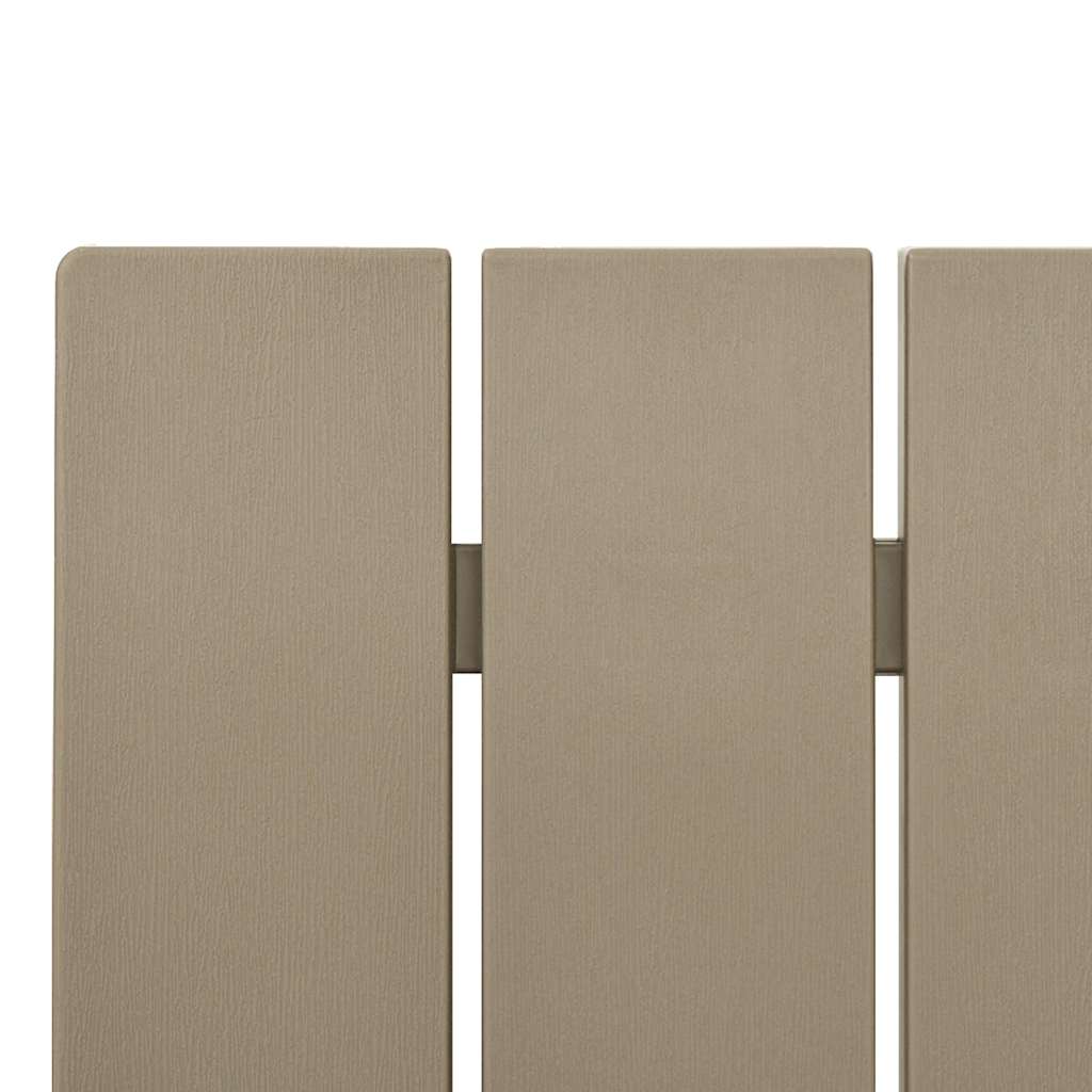 Vrtna stolica Adirondack svjetlosmeđa 75x88,5x89,5 cm PP
