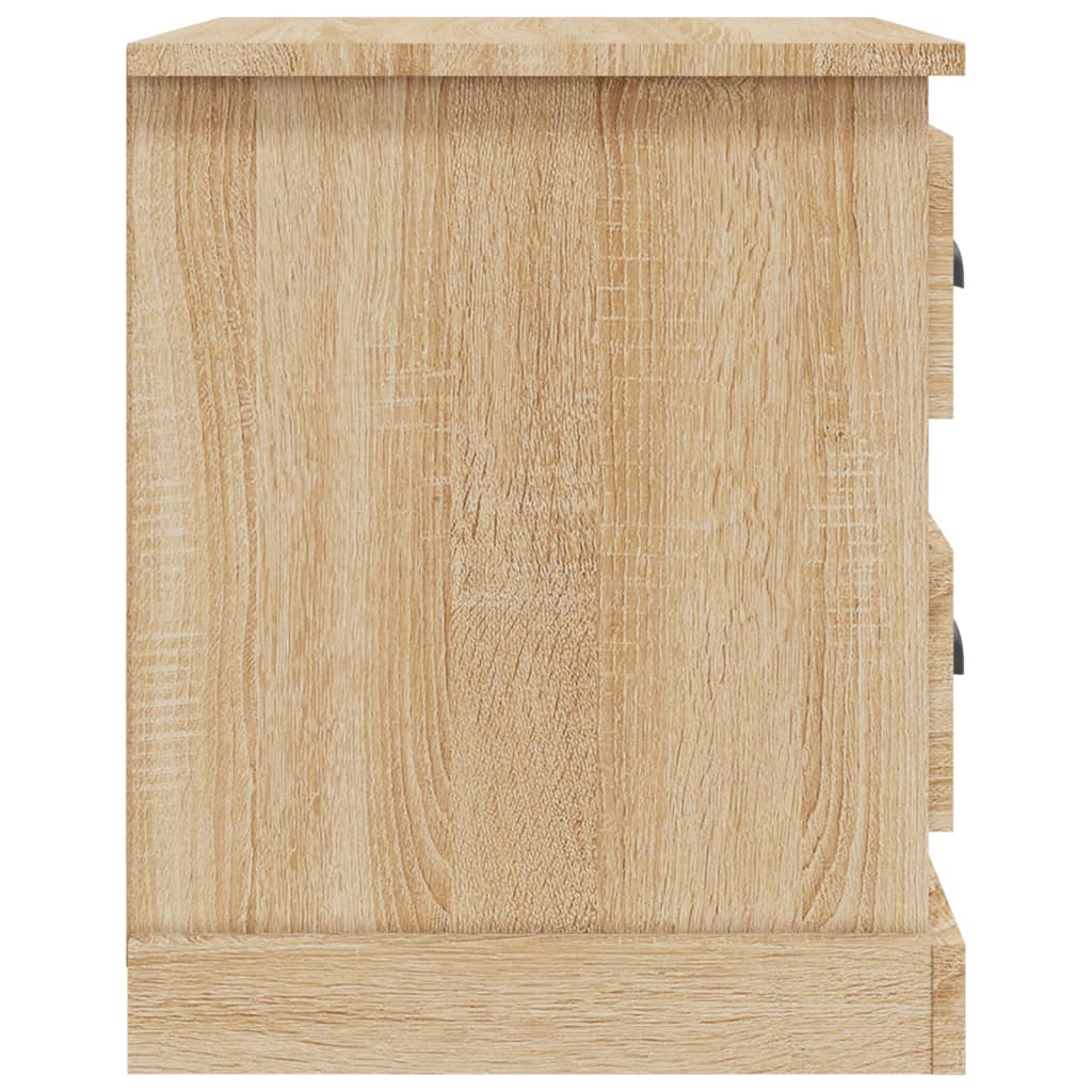 Noćni ormarići 2 kom boja hrasta 39x39x47,5cm konstruirano drvo