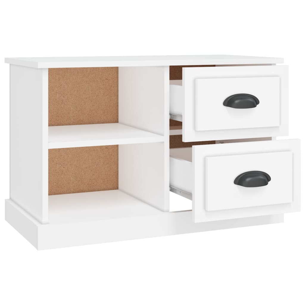 TV ormarić bijeli 73 x 35,5 x 47,5 cm od konstruiranog drva