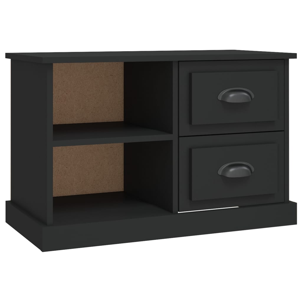 TV ormarić crni 73x35,5x47,5 cm od konstruiranog drva