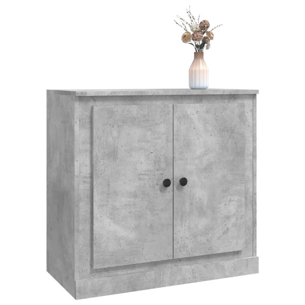 Komoda siva boja betona 70x35,5x67,5 cm od konstruiranog drva