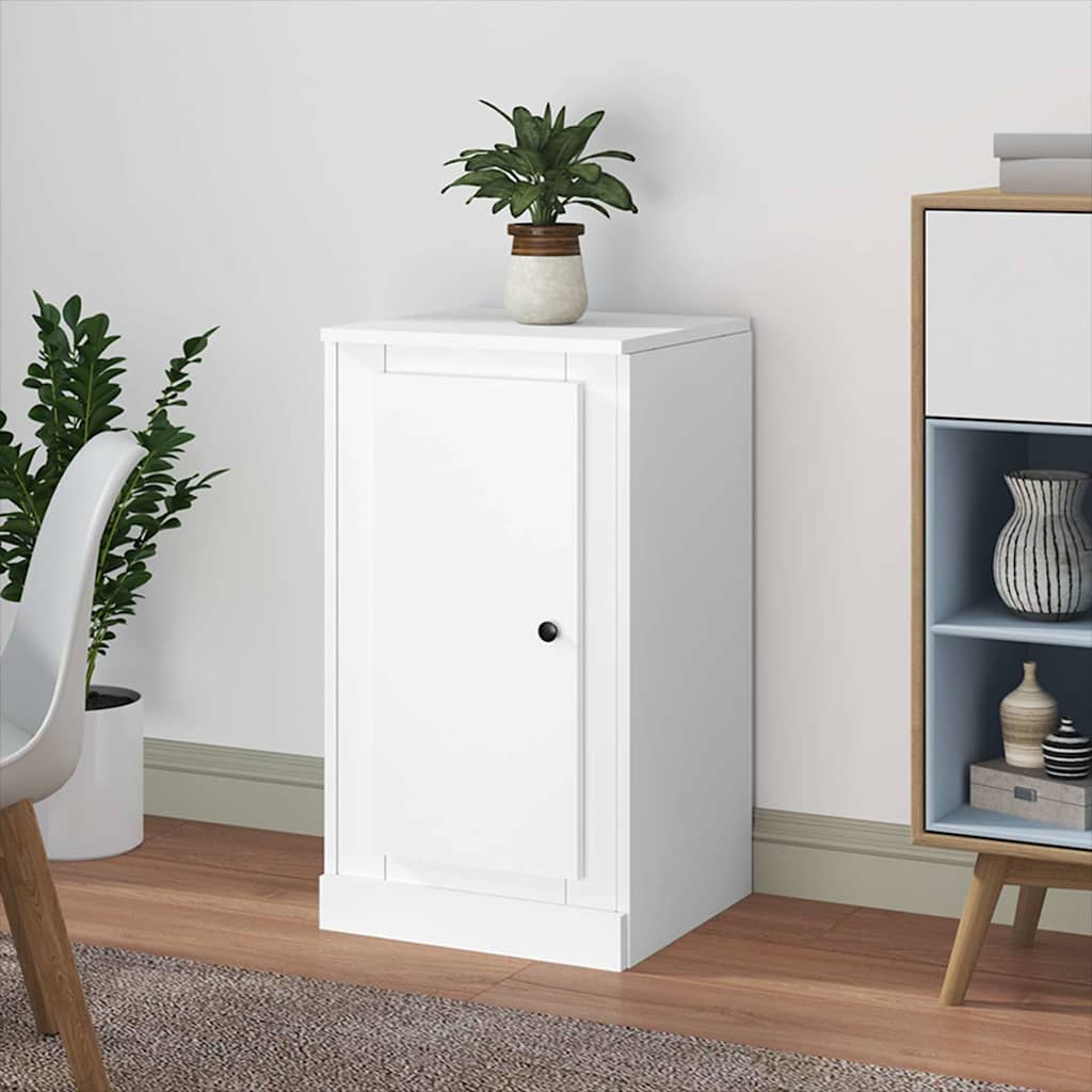 Komoda bijela 37,5 x 35,5 x 67,5 cm od konstruiranog drva