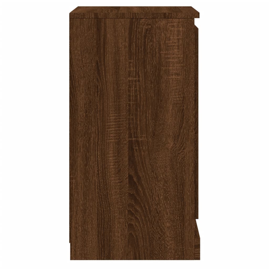 Komoda 2 kom boja hrasta 37,5x35,5x67,5 cm konstruirano drvo