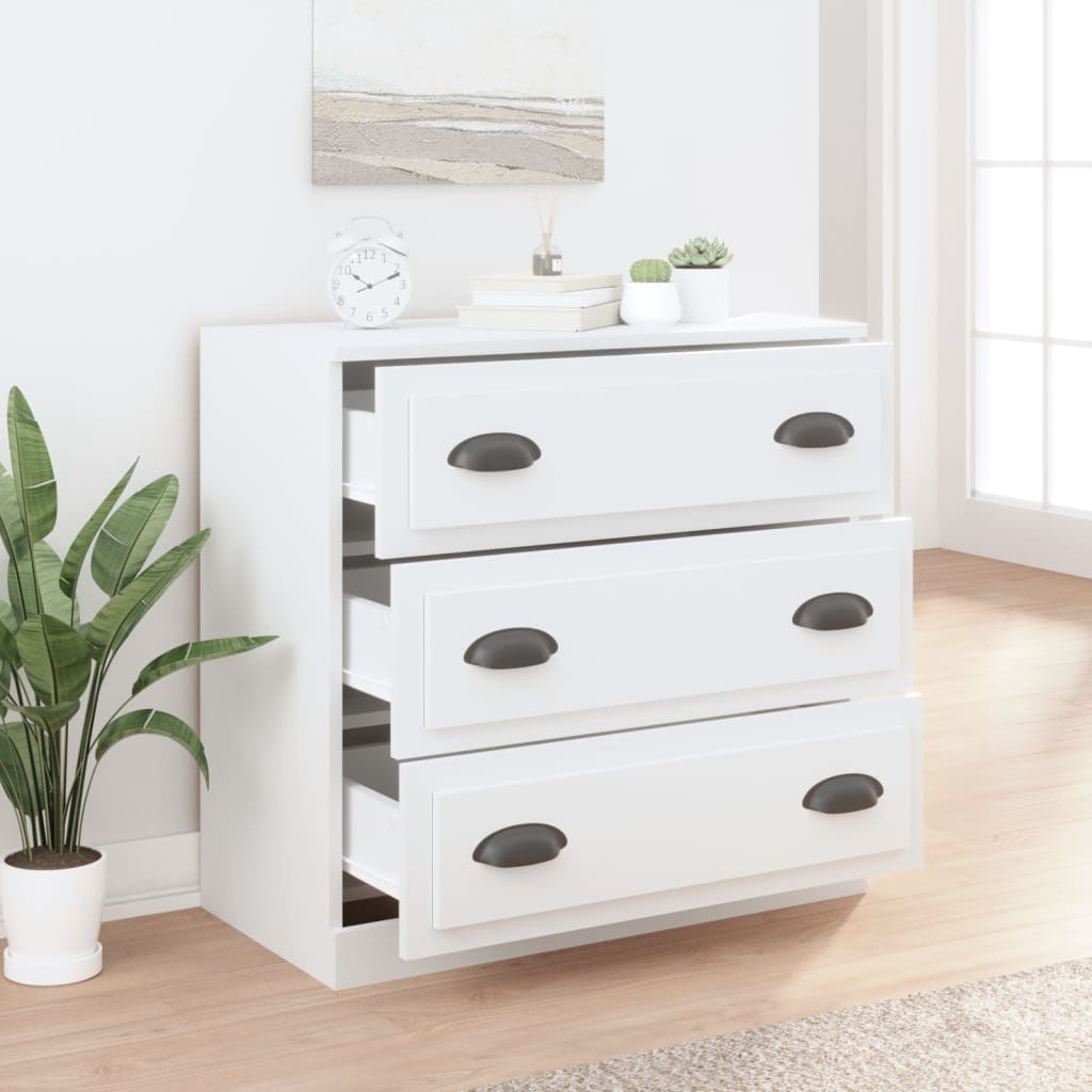 Komoda bijela 70 x 35,5 x 67,5 cm od konstruiranog drva